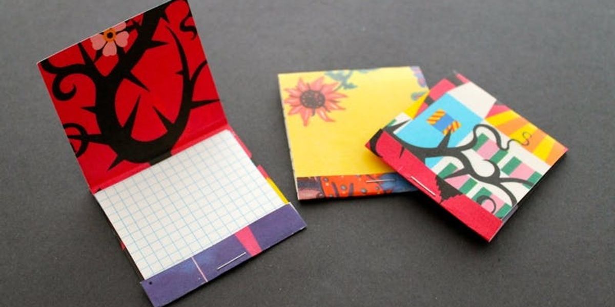 DIY Basics: The Matchbook Notebook - Brit + Co