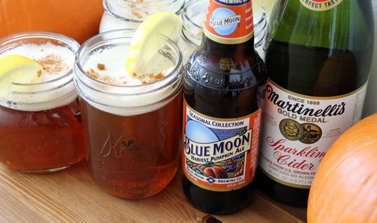 Celebrate Oktoberfest with Our Sparkling Pumpkin Cider Beertail!