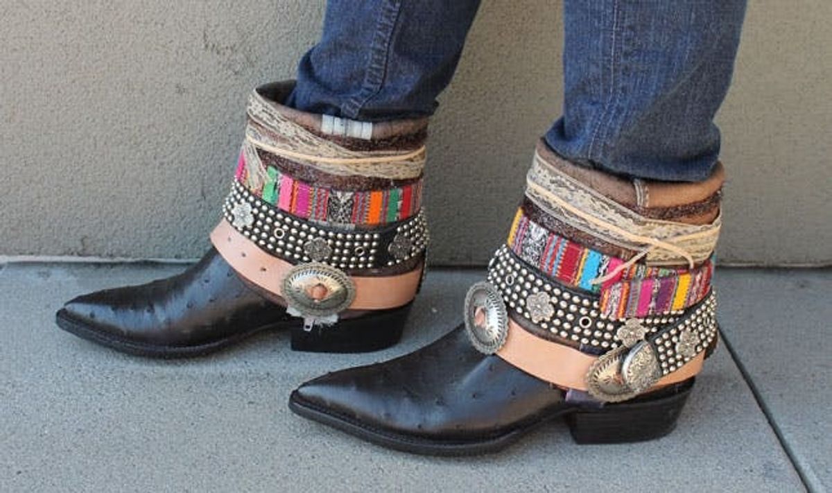 Kick Up Your Fall Fashion with DIY Belted Boots