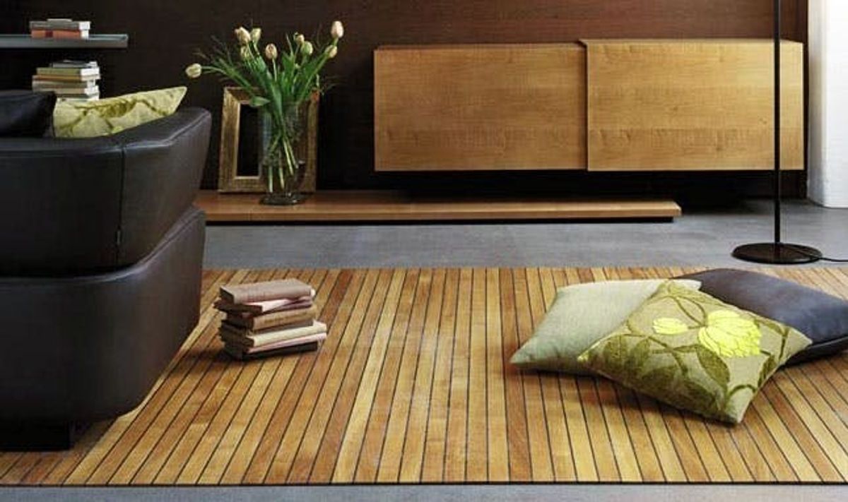 A Hardwood Floor That Rolls Up Like a Rug