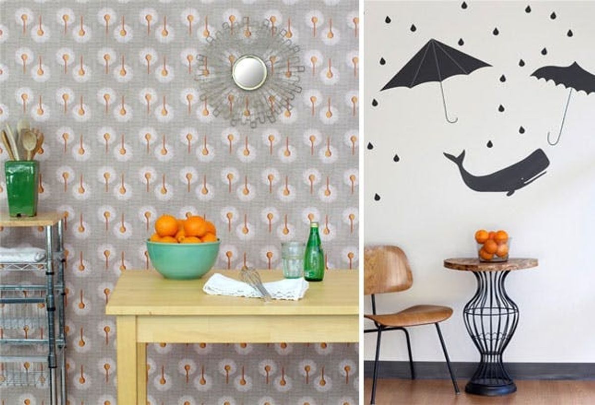 Spoonflower Launches Custom Wallpaper and Wall Decals!