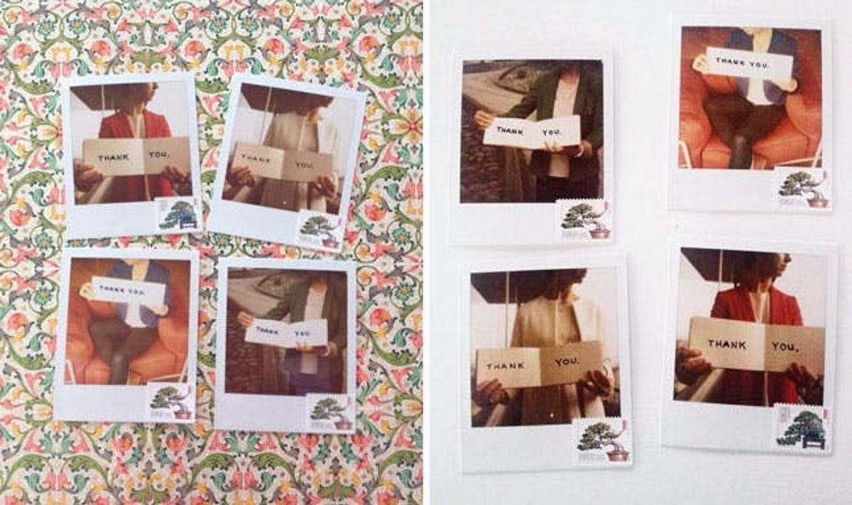 How to Turn a Polaroid into a Postcard
