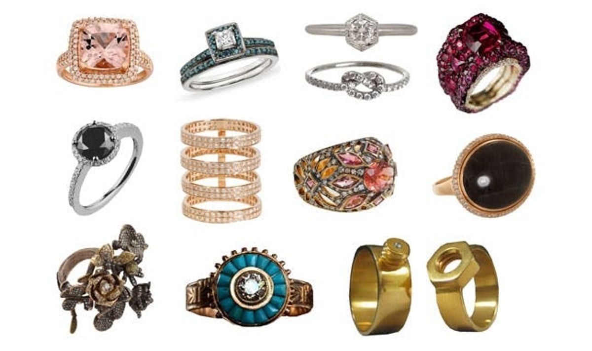 12 Non-Traditional Engagement Rings Even Married Girls Will Swoon Over