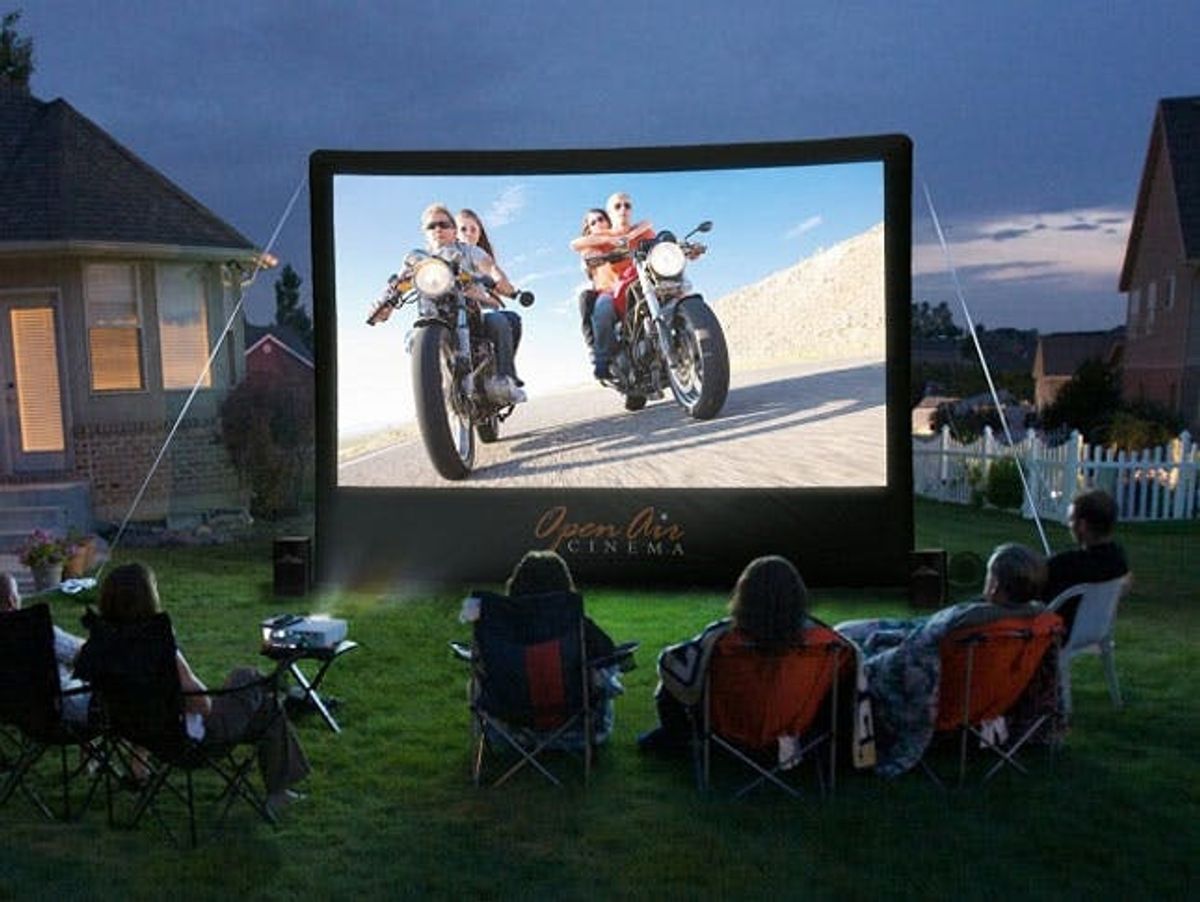 Turn Your Backyard into a Movie Theater