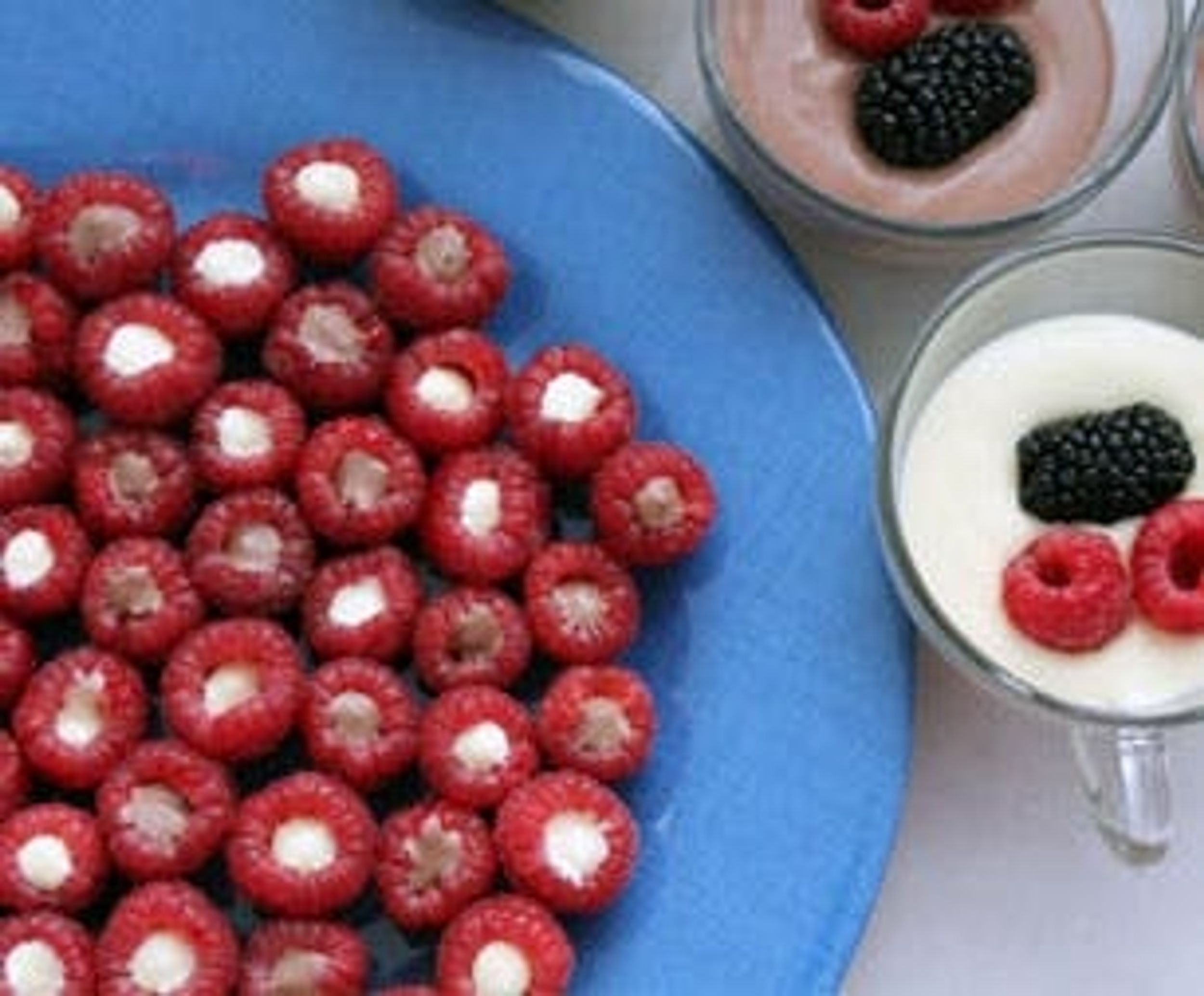 Spiked Raspberry Pudding Bites