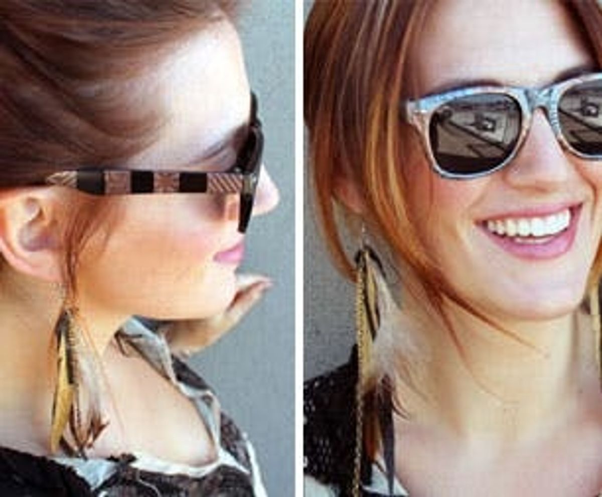 Use Magnetic Nail Polish to Make DIY Tortoise Shell Sunglasses
