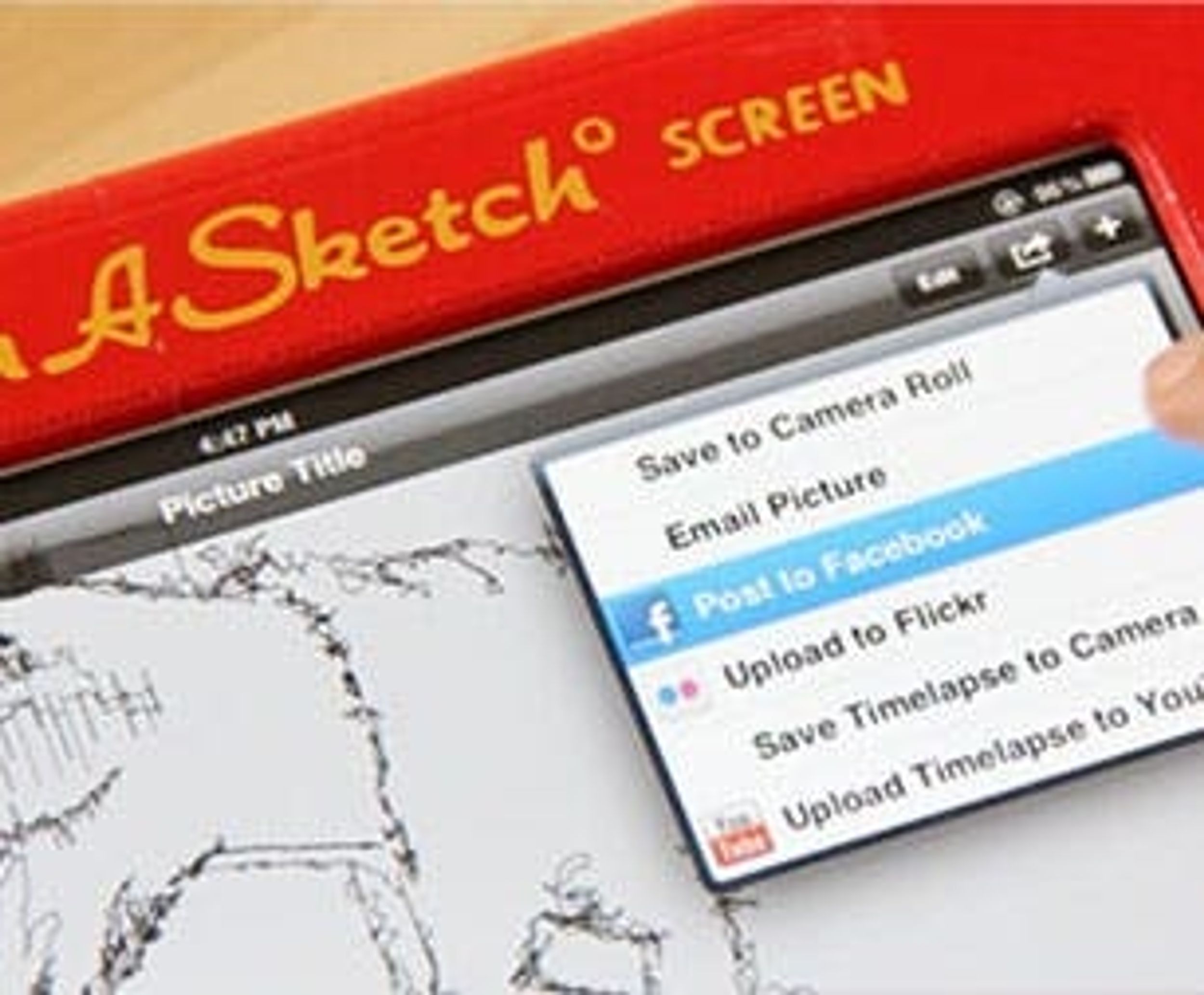 Transform Your iPad into an Old School Etch A Sketch