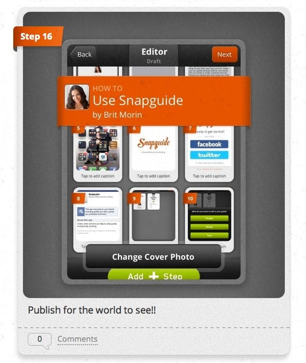 Oh Snap! Snapguide is the Ultimate HowTo App Brit + Co