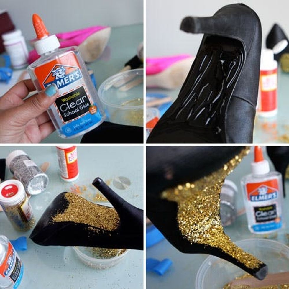 DIY Glitter Heels: Add Some Sparkle to Your Step - Brit + Co