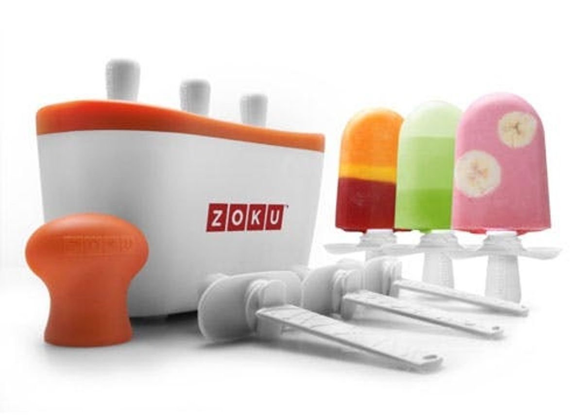 Colorful Gatorade Pops with the Zoku Quick Pop Maker