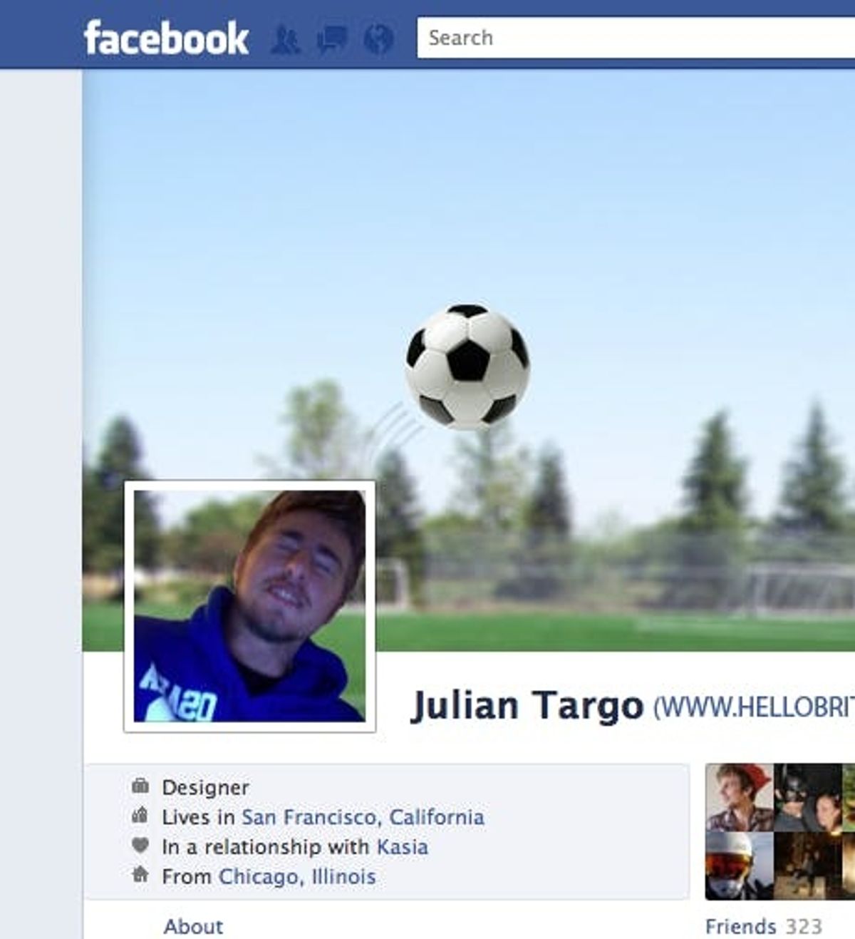 How To Hack Your Facebook Timeline Cover: Soccer Header