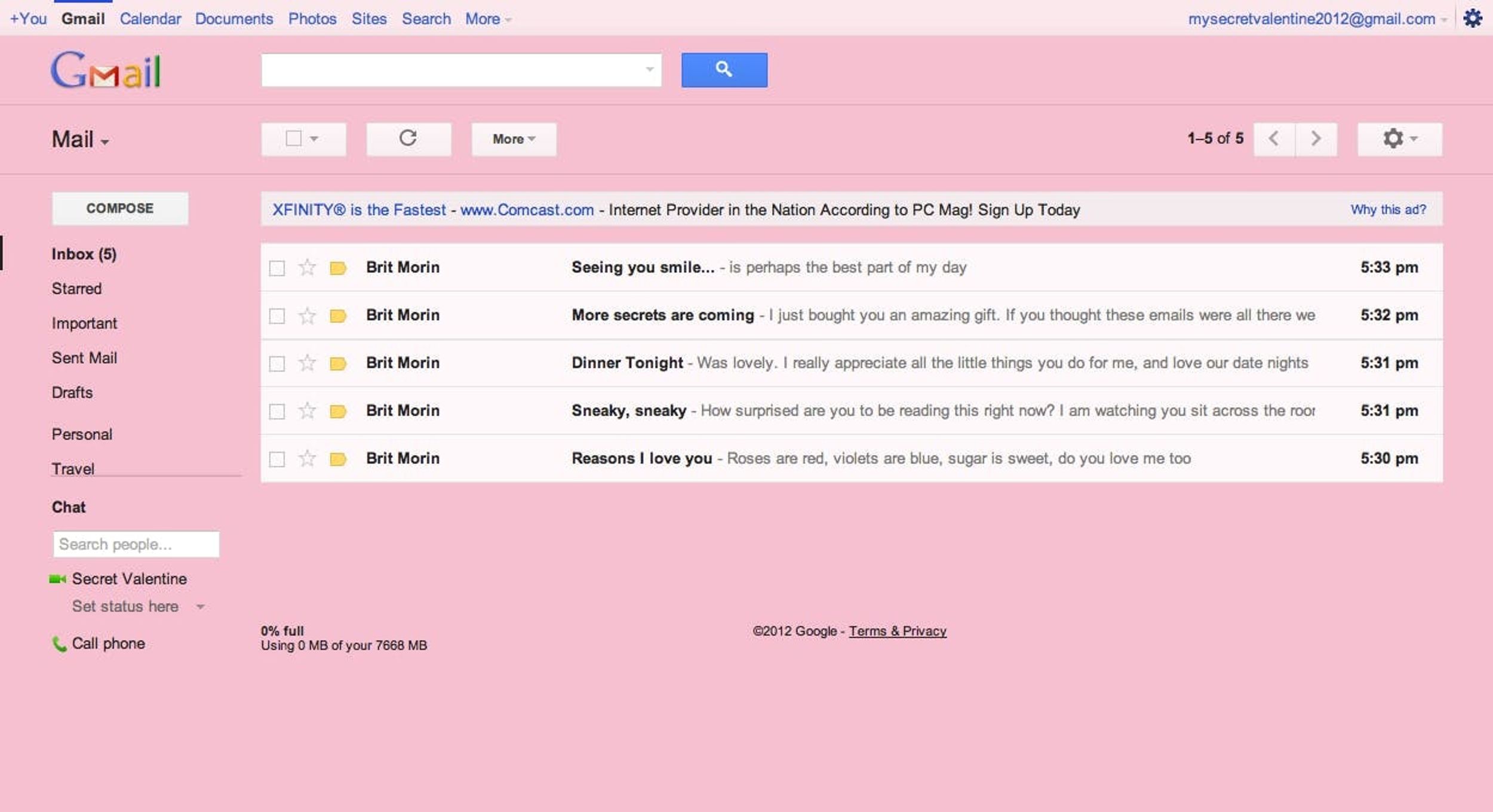 A Creative Way To Use Gmail To Send Valentine’s Day Cards