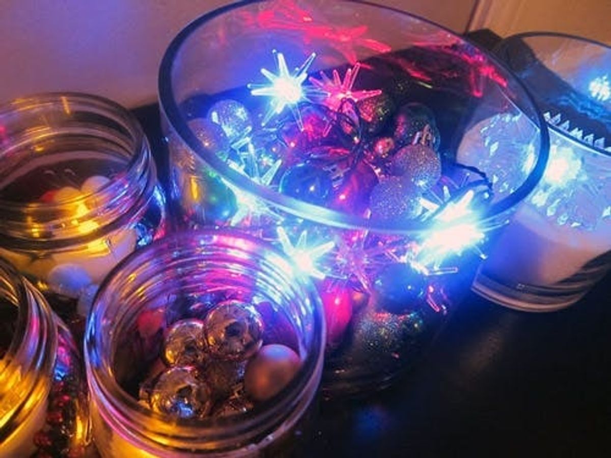 Let There Be Light! LED Holiday Centerpieces