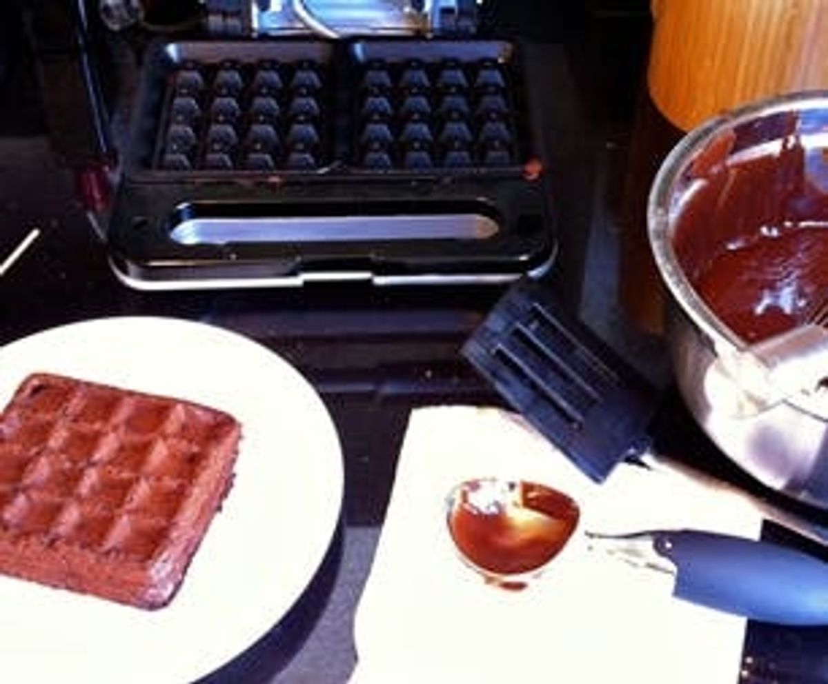Pumpkin Brownie Waffles: A Dessert Ready In 5 Minutes