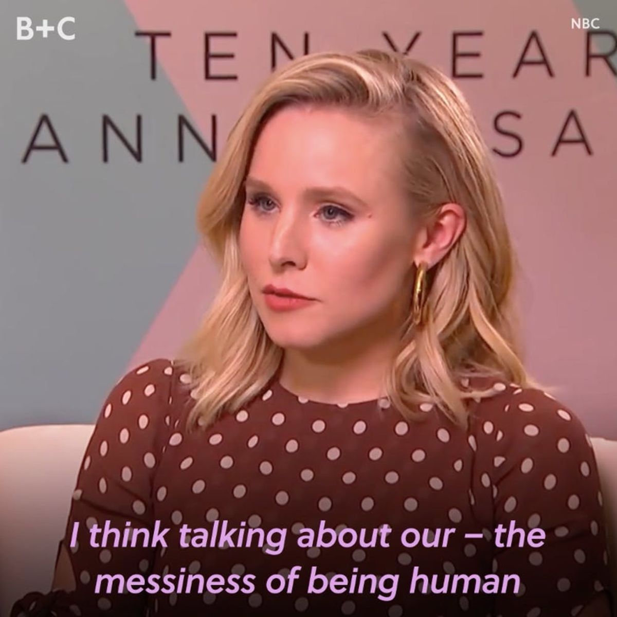 Kristen Bell Keeps It Real When It Comes to Mental Health