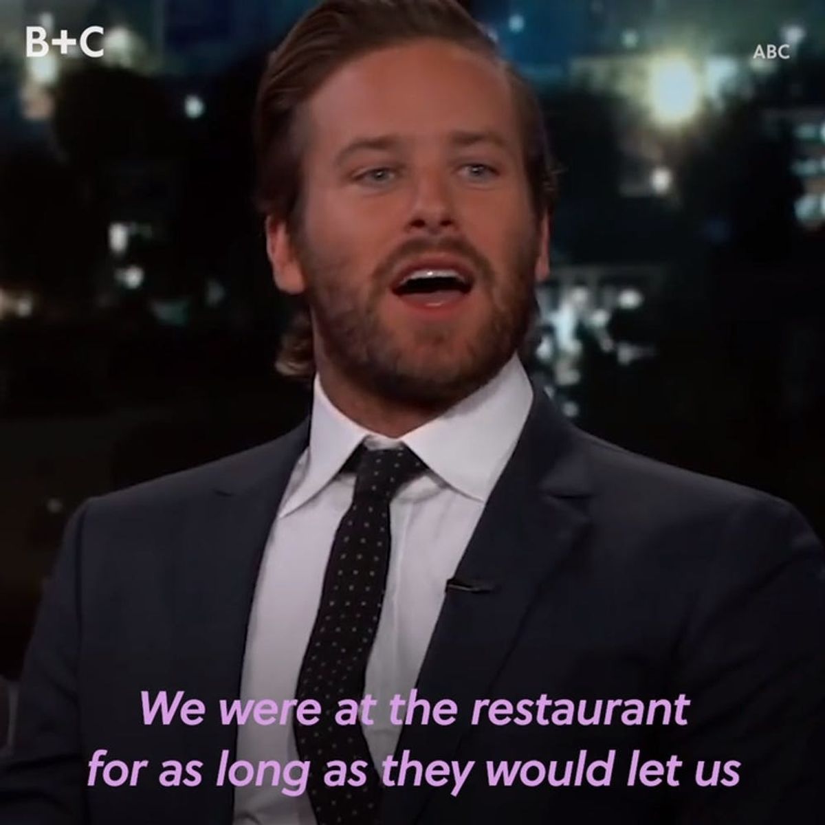FYI, Armie Hammer is a Man of Leisure