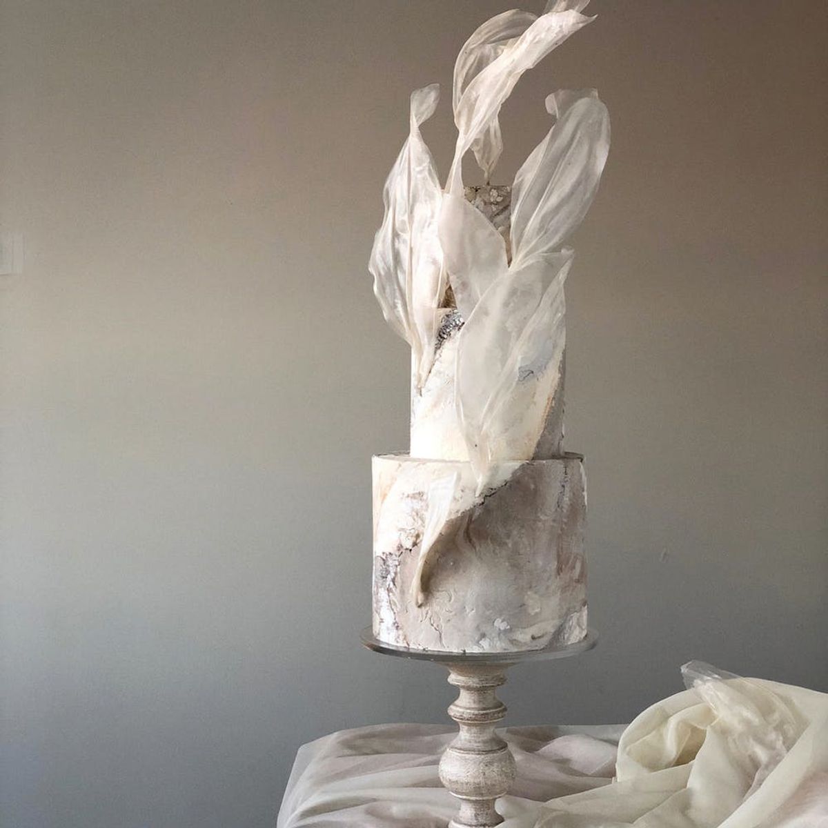 This Baker’s Sculptural Wedding Cakes Defy The Laws Of Physics In The Prettiest Way