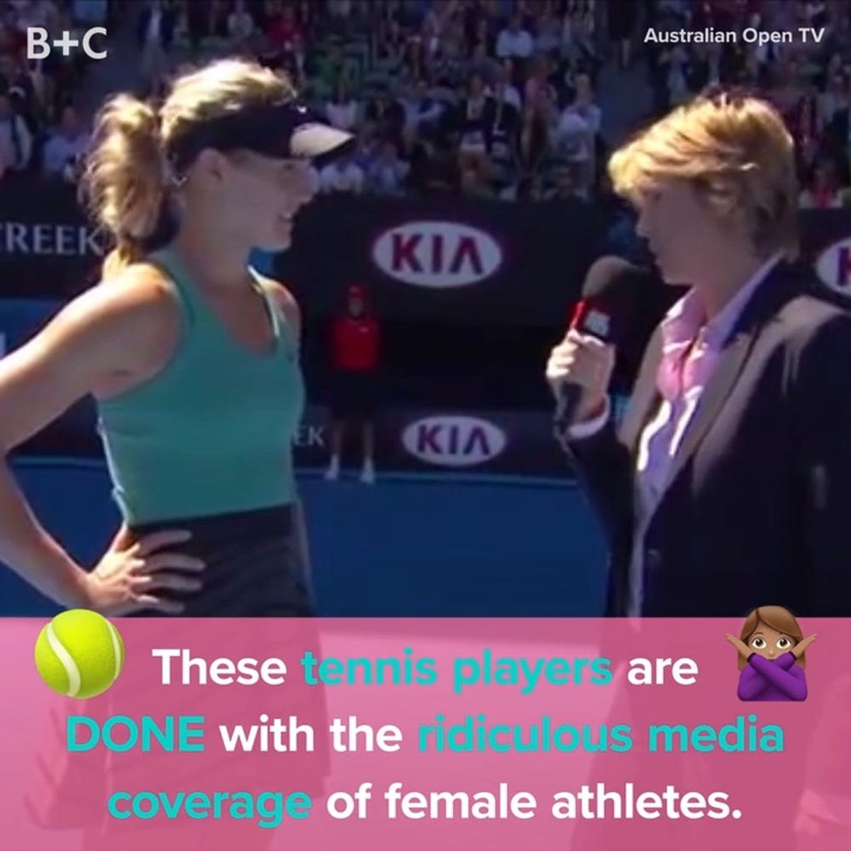 Tennis Players Are Done With the Media Coverage of Female Athletes