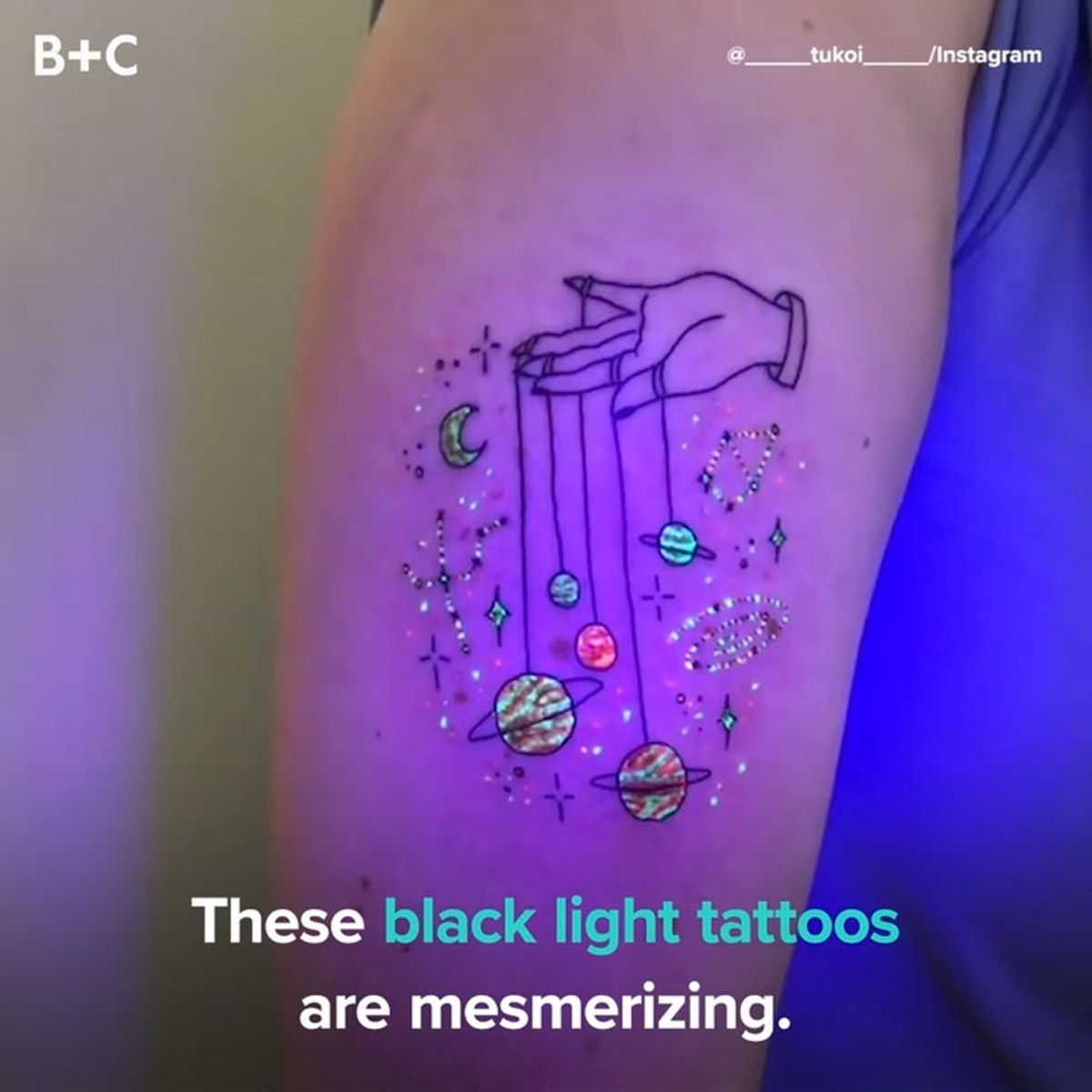 Proof That Black Light Tattoos Are Completely Mesmerizing
