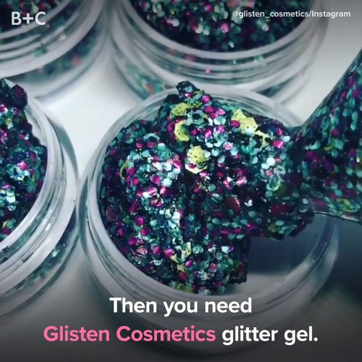 You NEED to Try This Biodegradable Glitter Gel Makeup