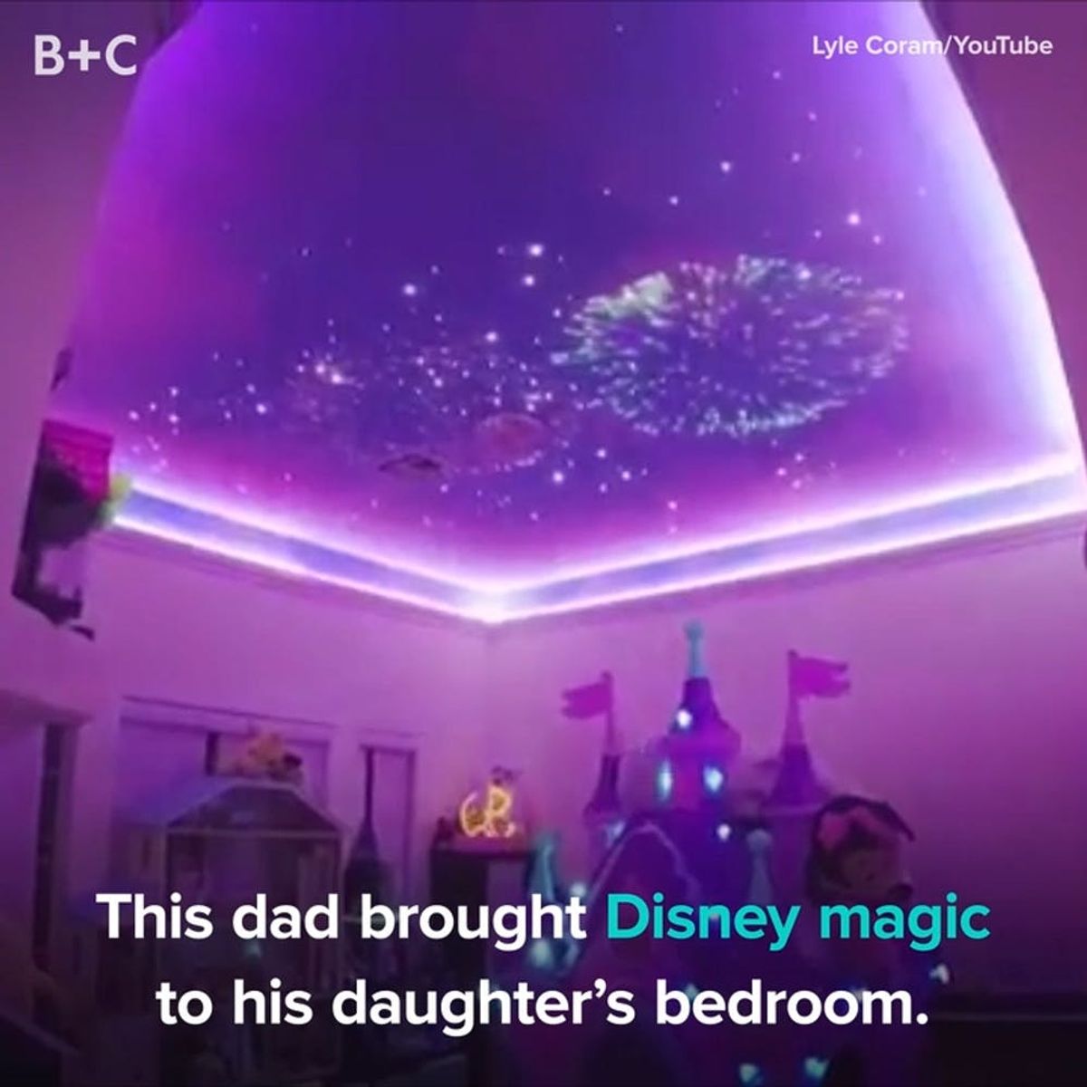 This Dad Brought Disney Magic to His Daughter’s Bedroom