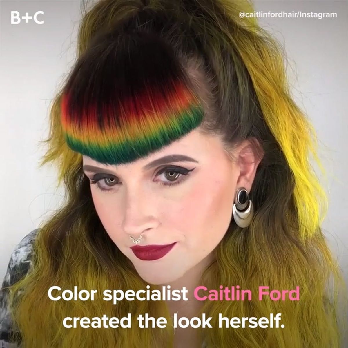 Rainbow Bangs Are the Trendy Hairstyle You HAVE to See