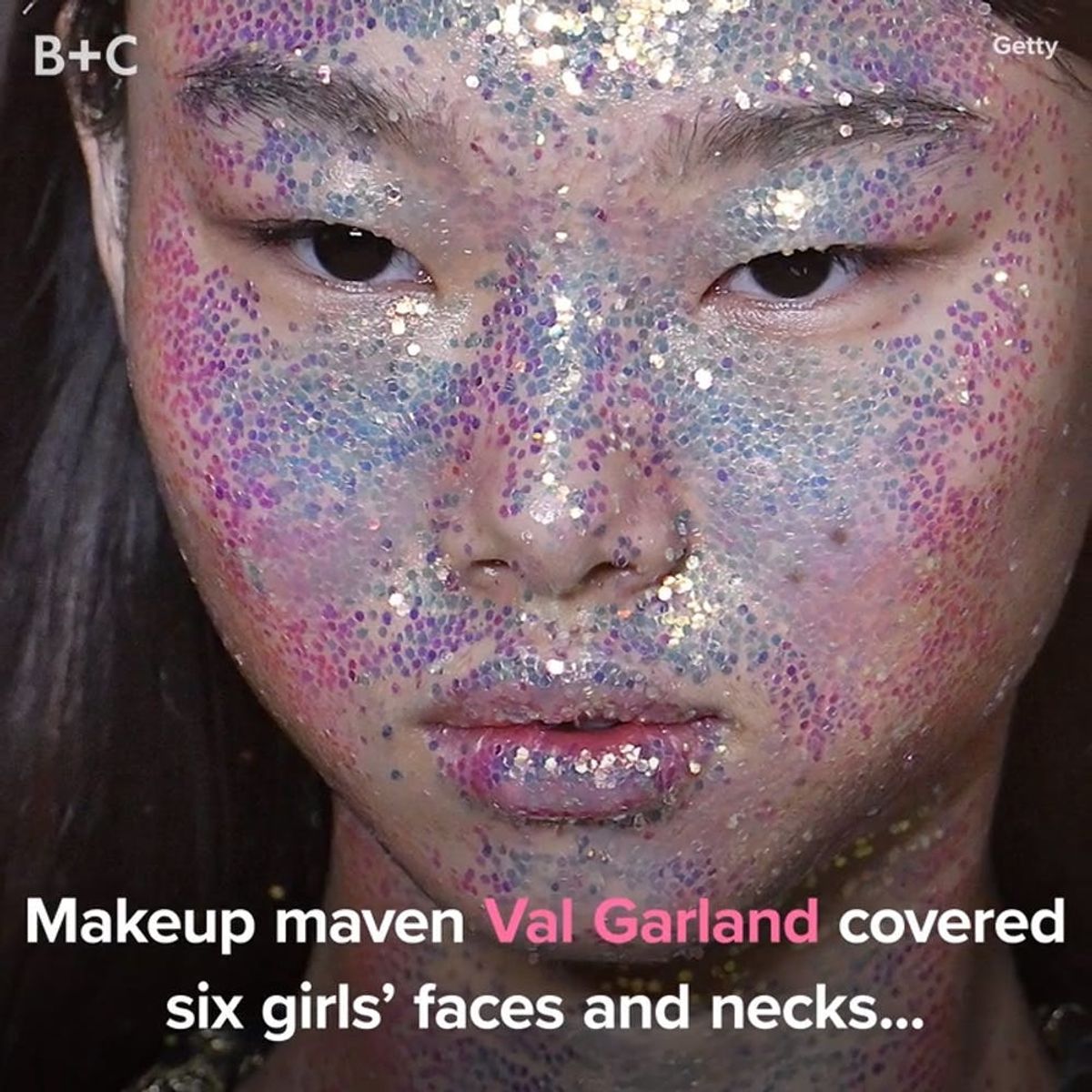This Glitter Face Mask Is the Most Extra Thing We’ve Ever Seen