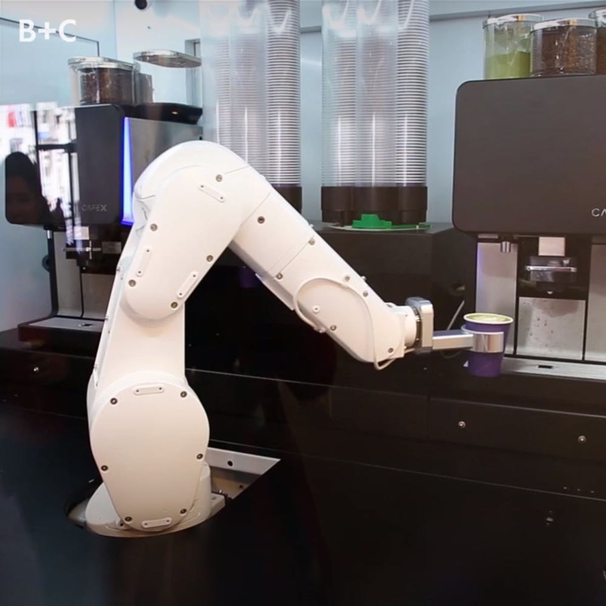 This Cafe Uses Robots to Serve Coffee
