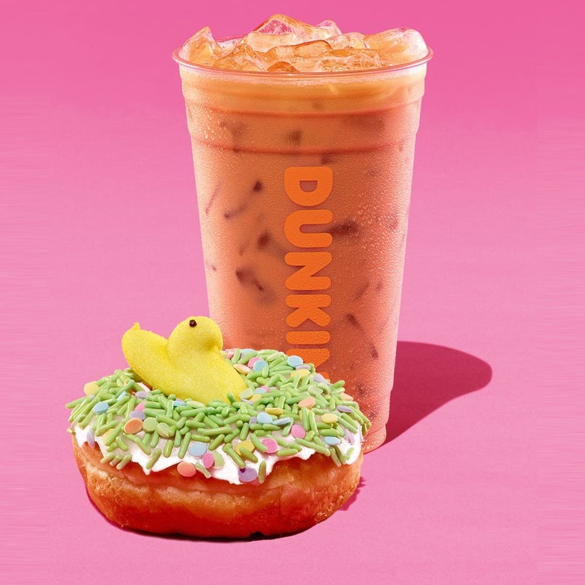 Dunkin’s New Peeps Coffee Is Like Diving Head-First Into a Pool of Marshmallows