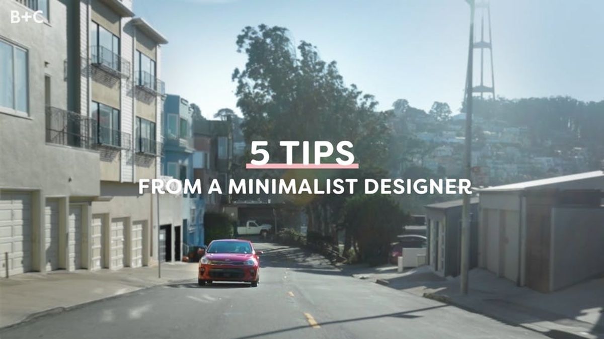 5 Tips From a Minimalist Designer with Kia Motors
