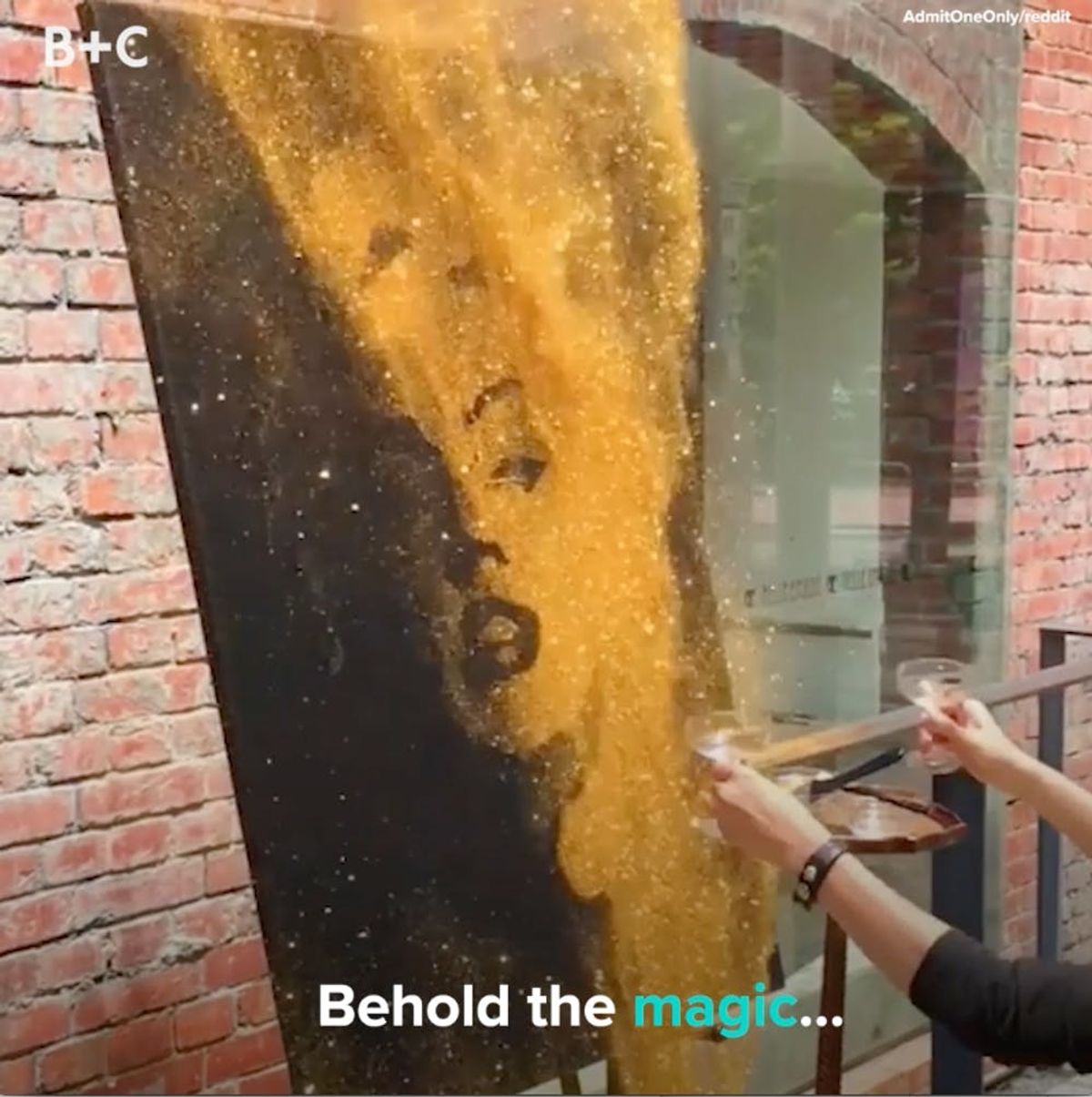 Proof That Glitter Painting Is Completely Mesmerizing