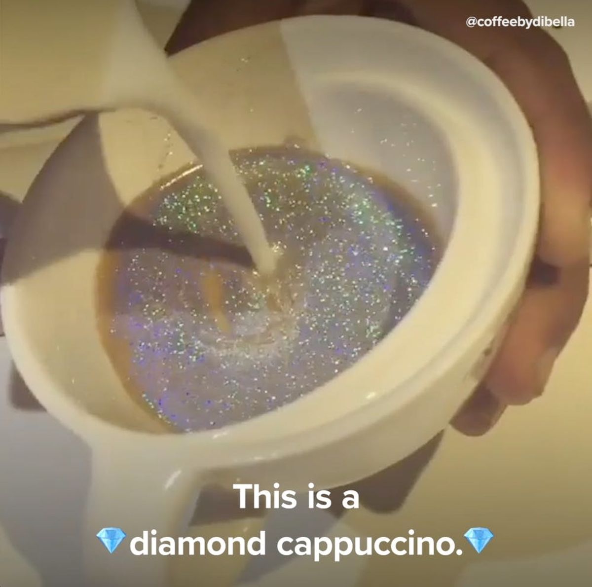 Glitter Cappuccinos Are WAY Better Than Unicorn Lattes