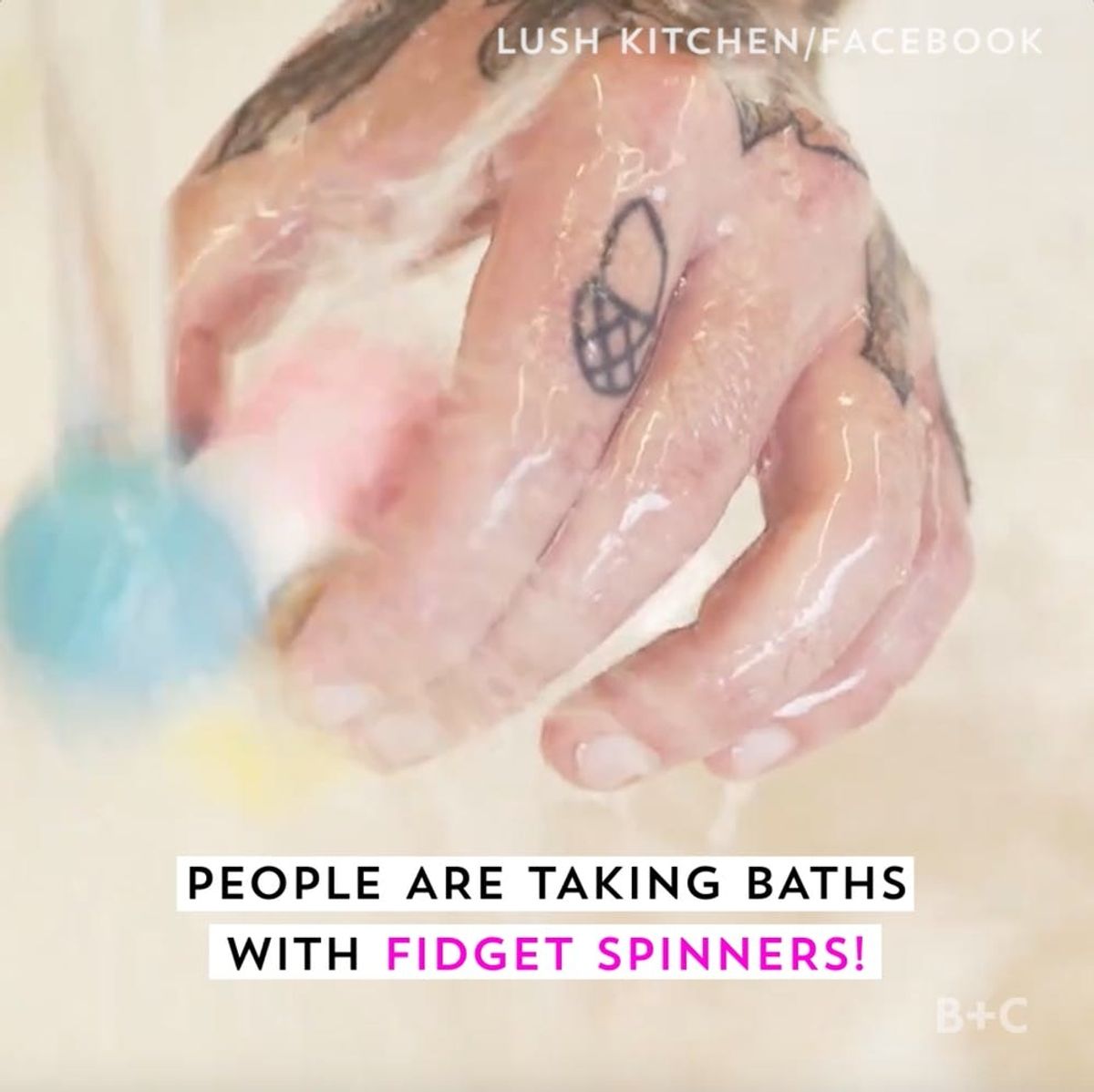 Fidget Spinner Bath Bombs Have Arrived