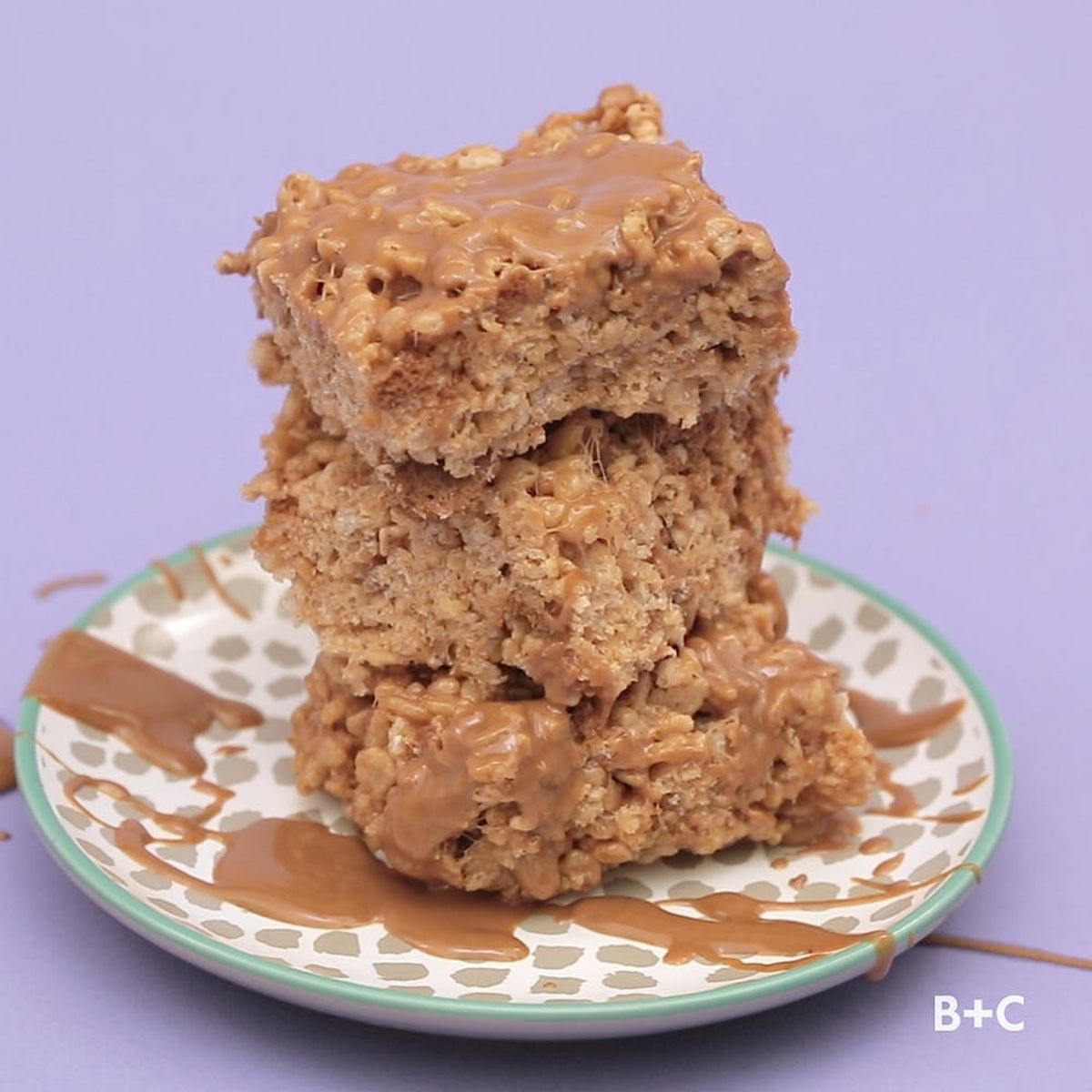 How to Make Cookie Butter Rice Krispie Treats