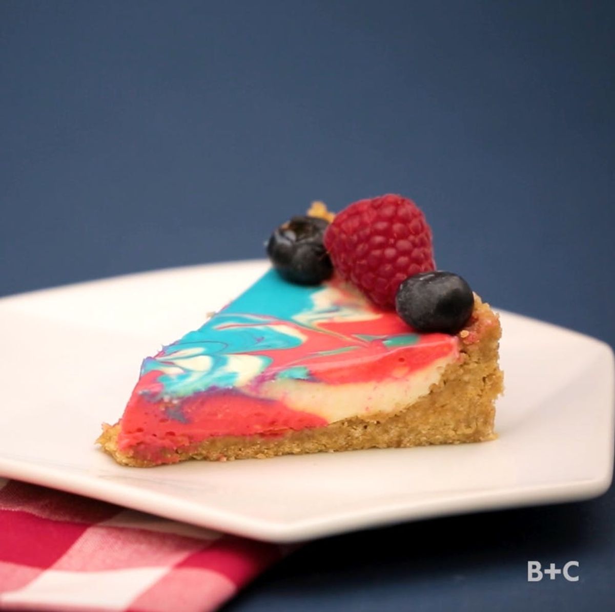 DIY Patriotic Cheesecake
