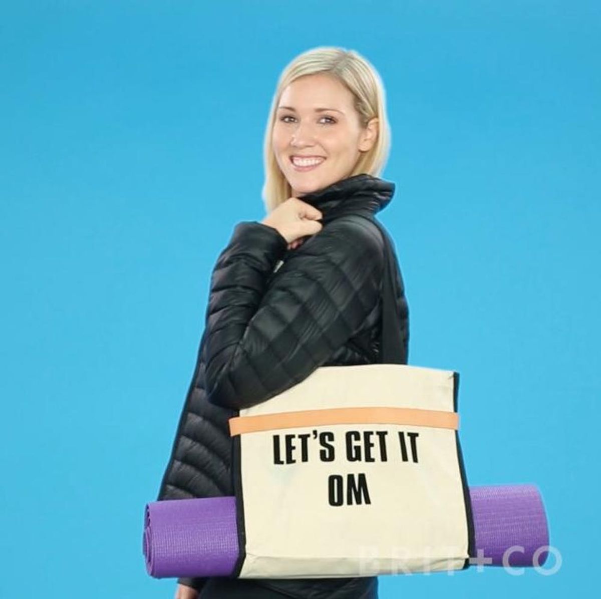 How to DIY a Yoga Tote Bag