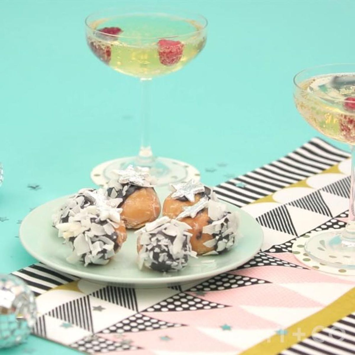 How to DIY Discoball Donut Holes