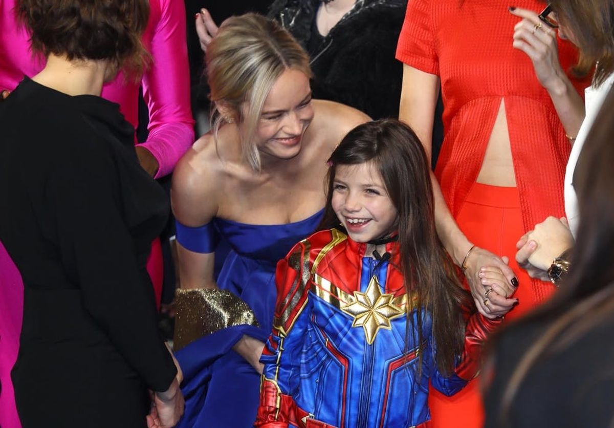 Brie Larson Meeting a Little Girl Dressed as Captain Marvel Is the Best Thing You’ll See Today