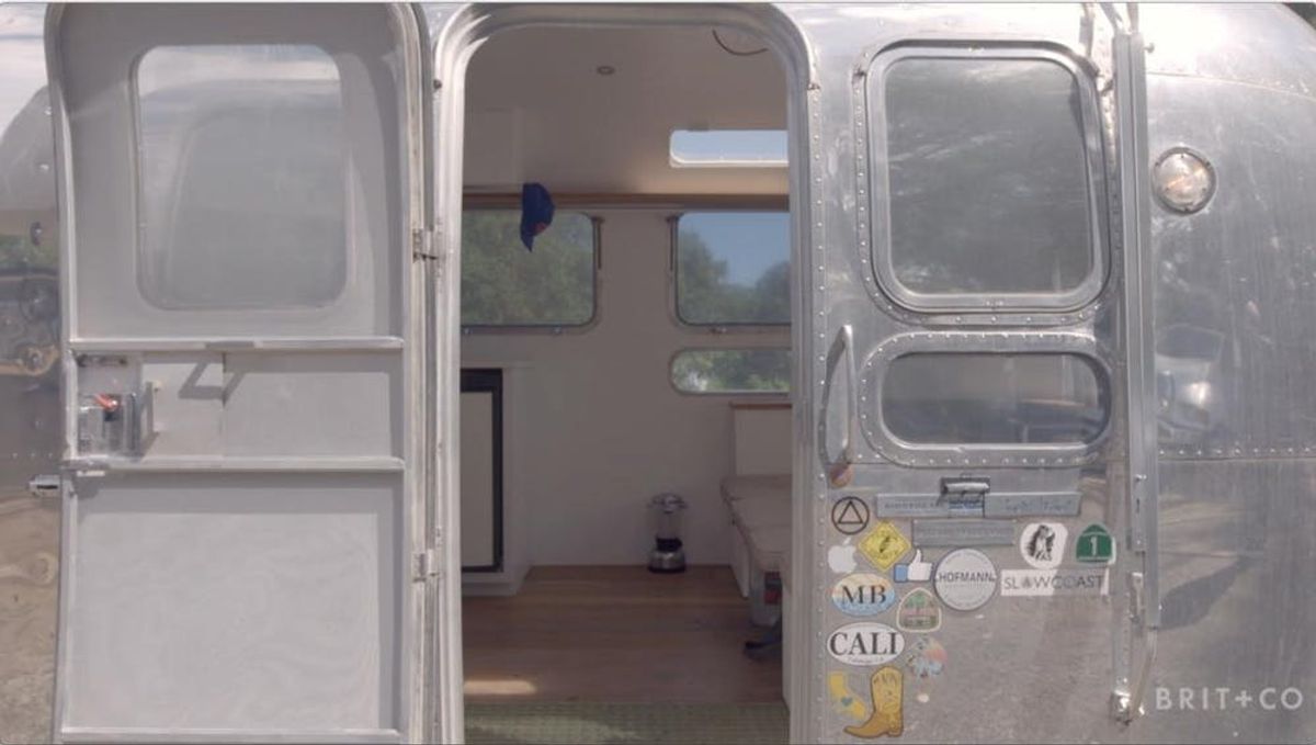 Tiny Spaces: A Modern Airstream Makeover That’s Worth the Vacation Days