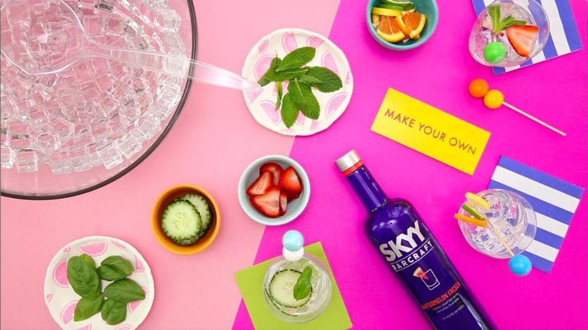 How to DIY the Perfect Summer Cocktail Bar