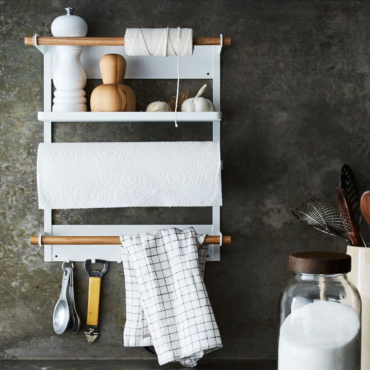 The Space-Doubling Kitchen Storage That Takes One Second to Install