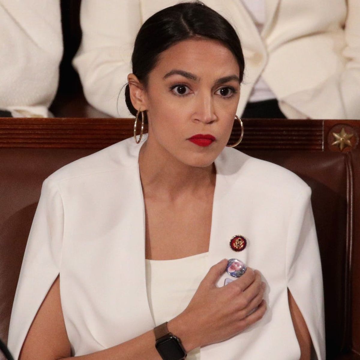 4 Freshman Congresswomen Wore a Photo of the Guatemalan Girl Who Died in US Detention to the SOTU