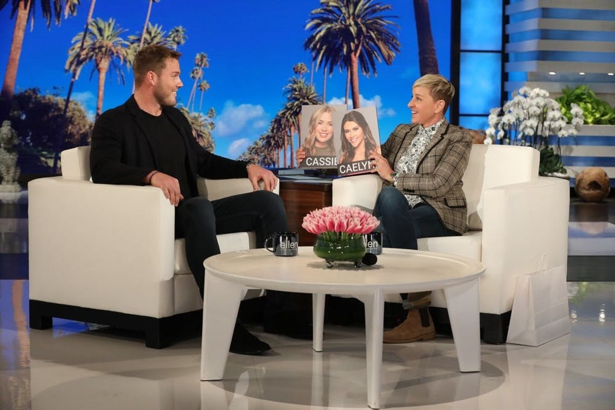 Ellen DeGeneres Shares Her ‘Bachelor’ Predictions With Colton Underwood