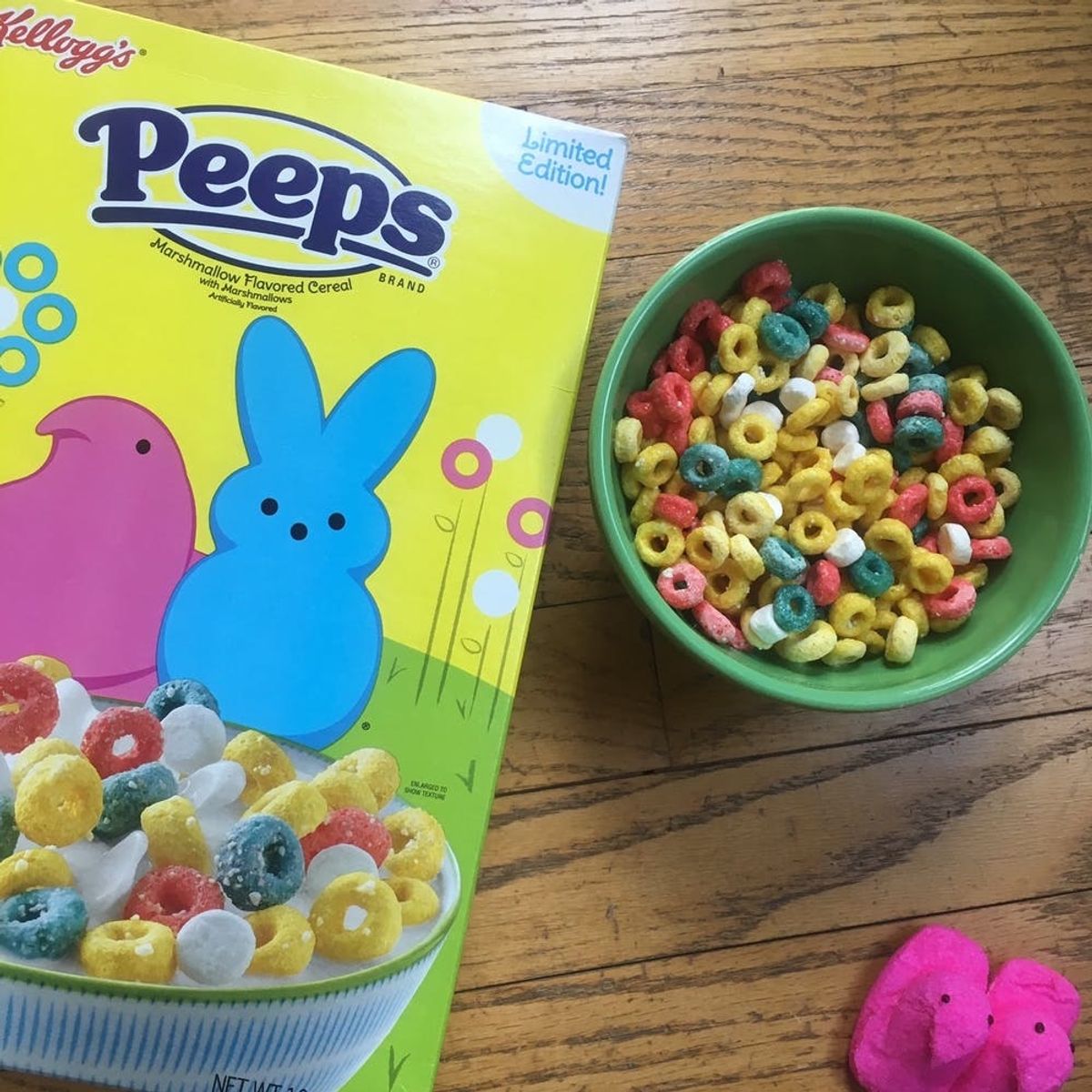 Peeps Cereal Doesn’t Really Taste Like the Mallows but We’re Still Here for It
