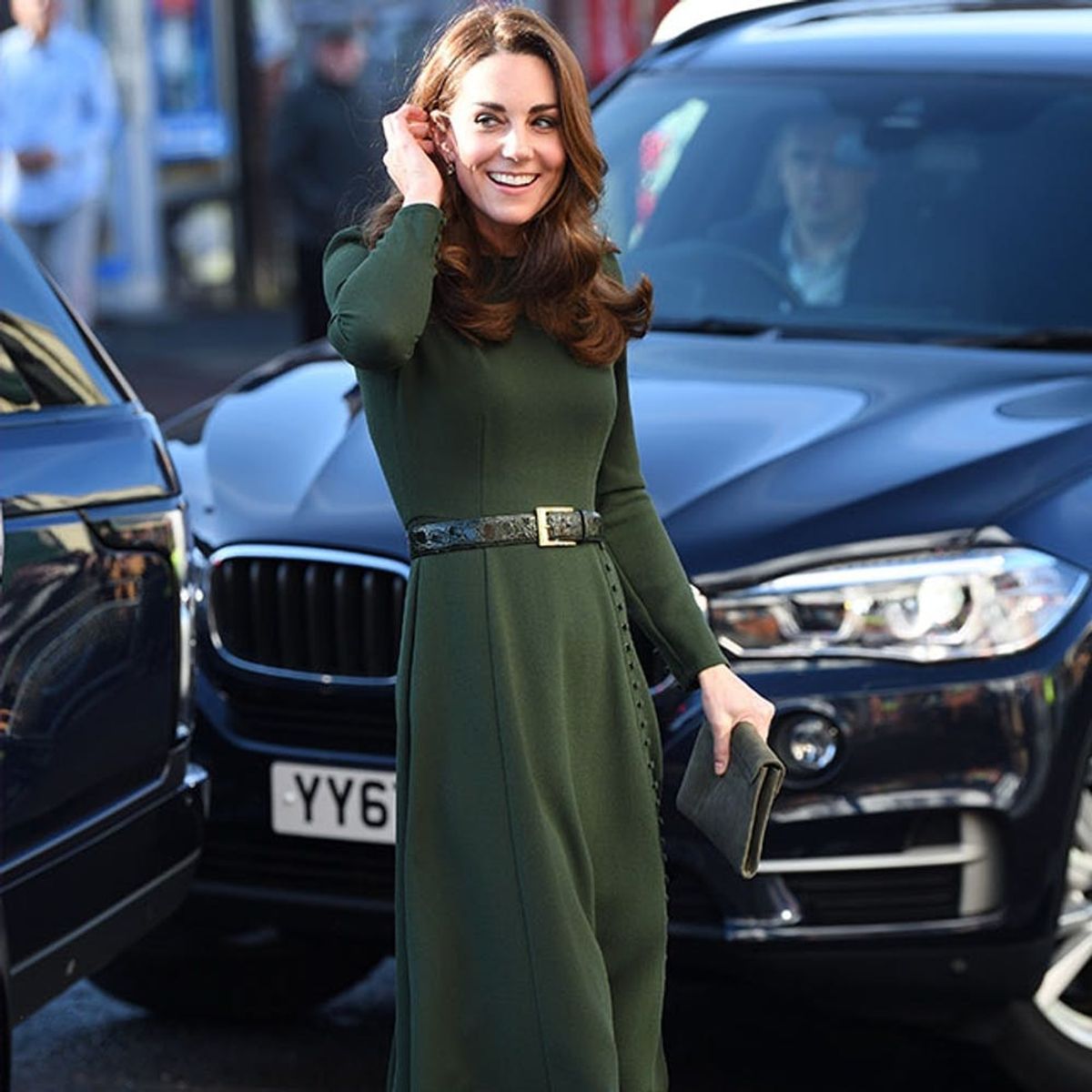 Kate Middleton’s Belted Green Dress Has a Secret Meaning