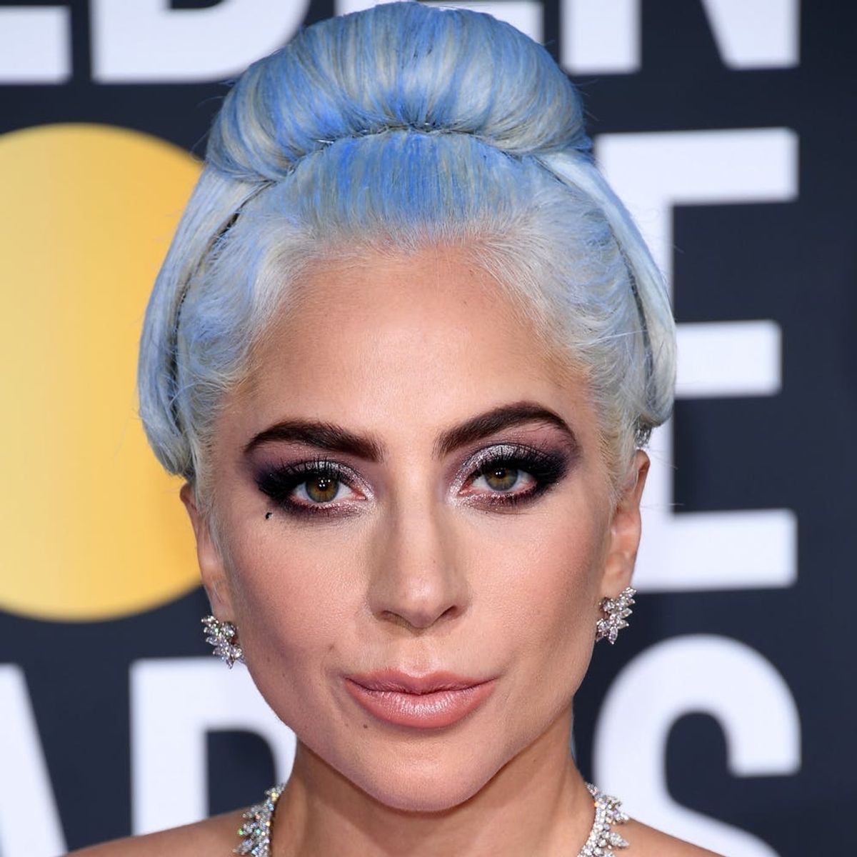Find Out Exactly How Lady Gaga Matched Her Hair to Her Golden Globes Dress