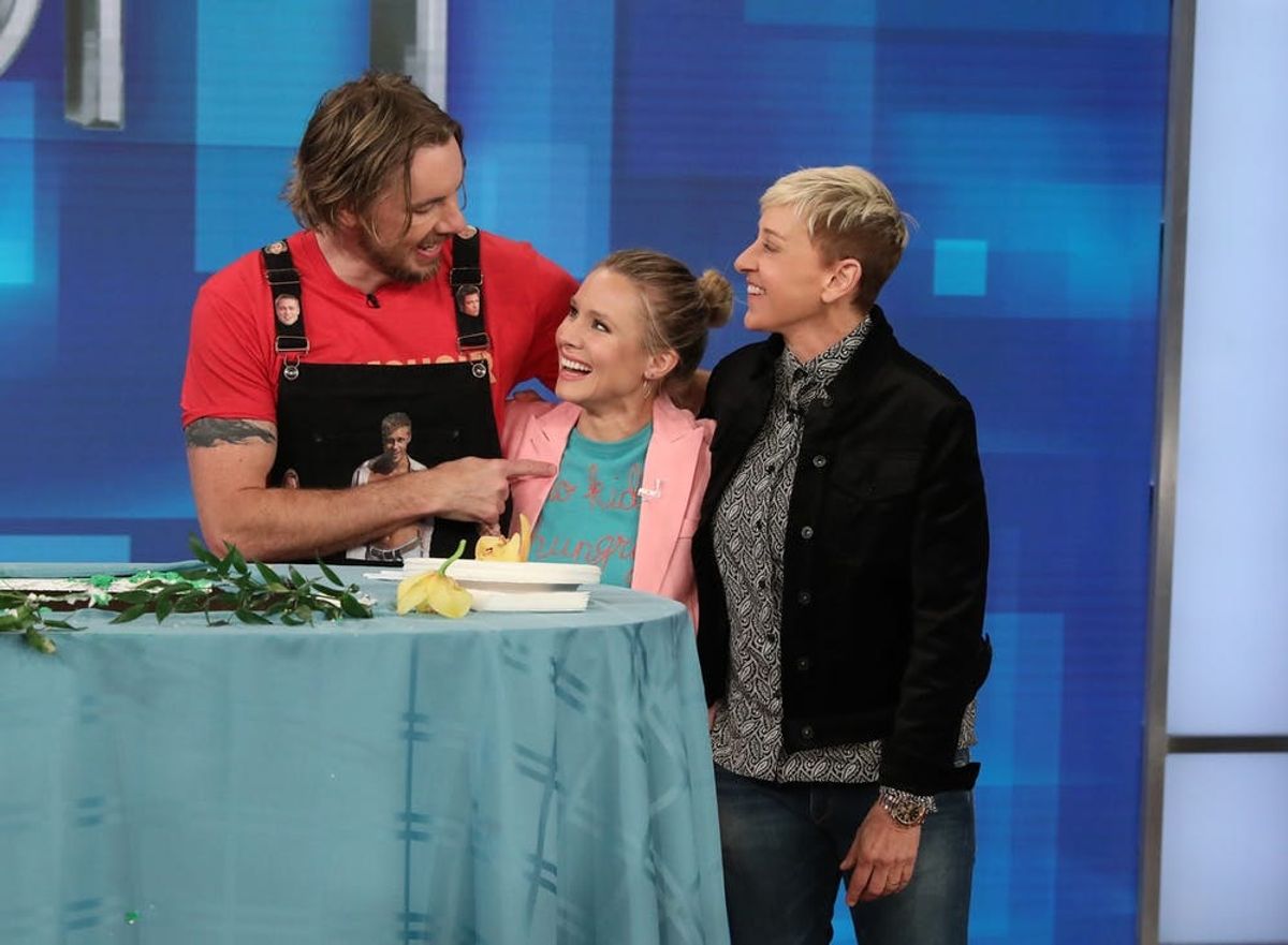 Kristen Bell and Dax Shepard Made Each Other Cry Happy Tears on His Birthday Visit to ‘Ellen’