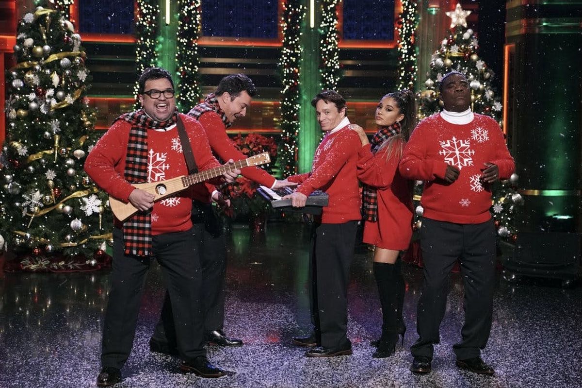 Ariana Grande Joined Jimmy Fallon for a Perfect Reboot of a Classic ‘SNL’ Christmas Sketch