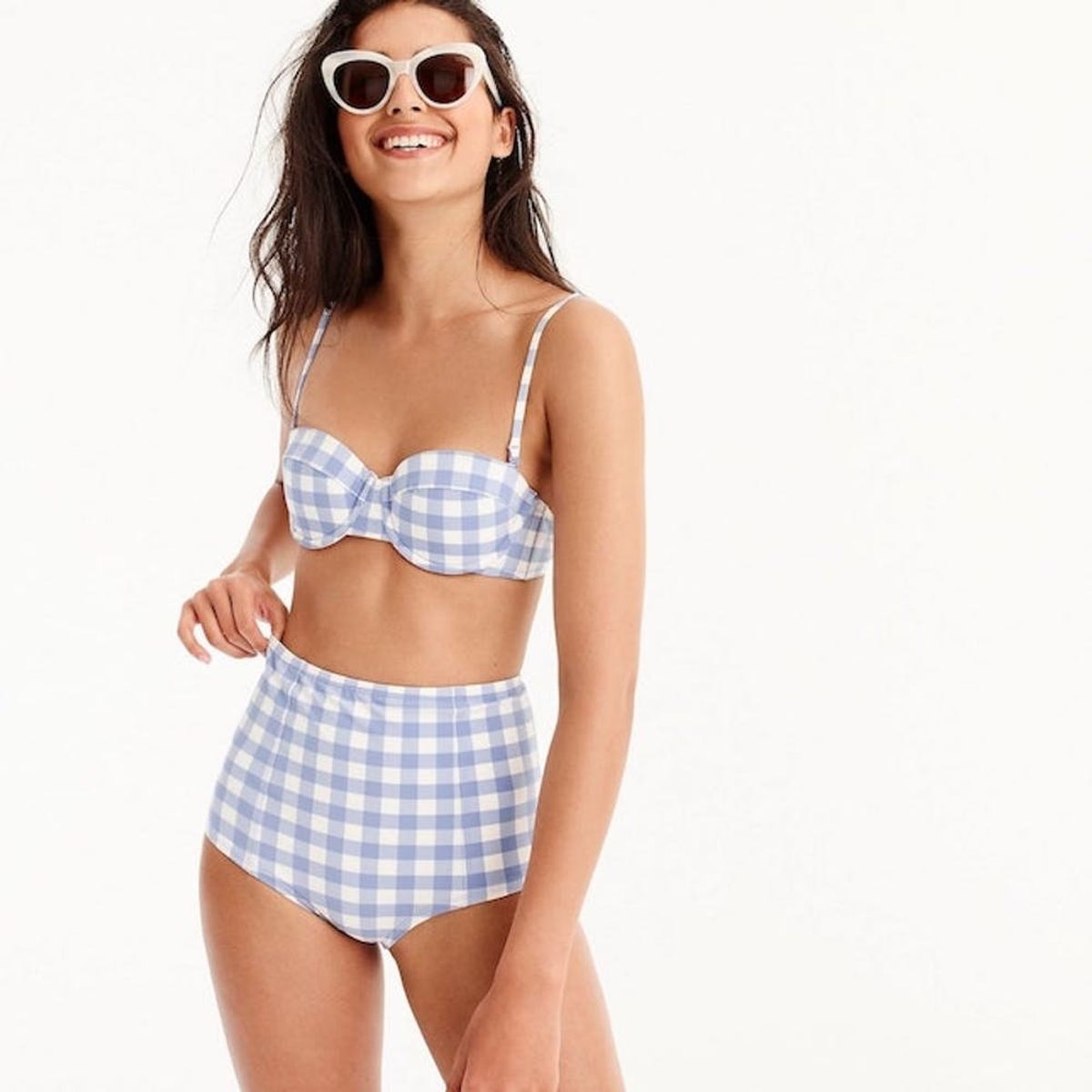 10 Gingham Swimsuits That Nail Retro Style
