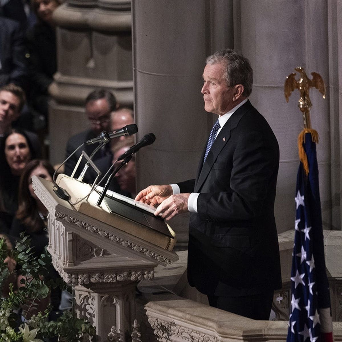 Please Stop Talking About How George W. Bush Cried at His Father’s Funeral